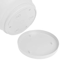 Carica l'immagine nel visualizzatore di Gallery, Greemotion Vaso fiori sospeso in plastica Lea, fioriera sospesa rotonda con gancio, vaso da appendere, diametro ca. 25 c