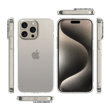 Carica l'immagine nel visualizzatore di Gallery, CAPTOR Cover Trasparente per iPhone 15 Pro Max, Custodia TPU in Silicone Morbida e Sottile, Alta Qualità con Bordo Rialz