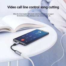 Carica l'immagine nel visualizzatore di Gallery, Unnderwiss Adattatore Audio USB C a Jack per Cuffie 3.5 mm, Compatibile con Galaxy S21 S21+ Note20 S20 Ultra, Huawei P40