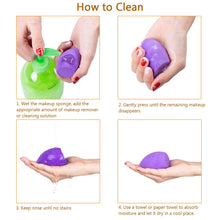 Carica l'immagine nel visualizzatore di Gallery, Spugnette Make Up, 9 Pezzi Spugnetta Fondotinta per Applicare Blush Correttore, Ombretto, Cipria, Crema Cosmetica Blender Spugne di Trucco