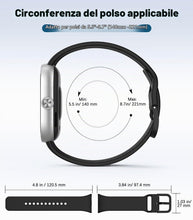 Carica l'immagine nel visualizzatore di Gallery, MoKo Cinturino per Xiaomi Redmi Watch 6/Active/Lite/5/4/Smart Band 10-8 Pro