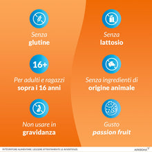 Carica l'immagine nel visualizzatore di Gallery, Carnidyn Plus Integratore Stanchezza, 20 Bustine da 5g, Passion Fruit