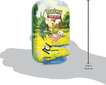 Carica l'immagine nel visualizzatore di Gallery, Pokémon: miniscatola da collezione Mew dell’espansione 30° Anniversario del GCC Pokémon (1 foglio di adesivi, 1 carta con l’illustrazione della miniscatola e 2 buste di espansione), Ed. Italiano