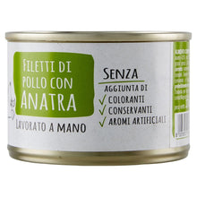 Carica l&#39;immagine nel visualizzatore di Gallery, DREESY by ADoC Dog Cane Filetti di Pollo con Anatra - 24 Lattine da 170 gr