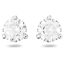 Carica l'immagine nel visualizzatore di Gallery, Swarovski Orecchini Solitaire, bianco, Placcatura rodio