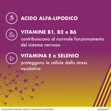 Carica l'immagine nel visualizzatore di Gallery, Alanerv, Integratore Alimentare di Acido Alfa-Lipoico e Acido Gamma-Linoleico, Vitamine e Selenio, per la Protezione del