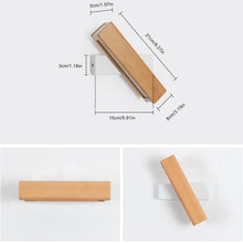 Carica l'immagine nel visualizzatore di Gallery, DELIPOP Applique da Parete LED in Legno 360° Girevole, 3000K Bianco Caldo