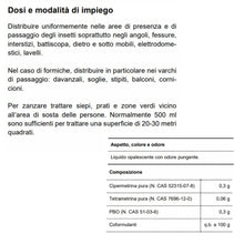 Carica l'immagine nel visualizzatore di Gallery, Vebi Draker RTU Insetticida Acaricida Liquido Microincapsulato Pronto all'Uso Largo Spettro Lunga Persistenza – Made in 