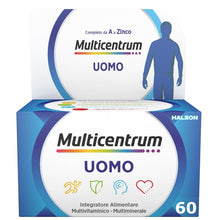 Carica l'immagine nel visualizzatore di Gallery, Multicentrum Uomo Integratore Multivitaminico Completo, 60 Compresse