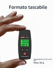 Carica l'immagine nel visualizzatore di Gallery, Misuratore di Umidità, Wintact Rilevatore di Igrometro Digitale Tester con Sonda Pin per Legni, Muri, Pietra