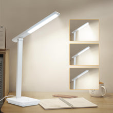 Carica l'immagine nel visualizzatore di Gallery, LQWELL® Lampada Da Scrivania A LED, Luci Da Studio Staccabile, Rotazione Da 0° A 180°, 6500K, Lampada Da Tavolo Dimmerab