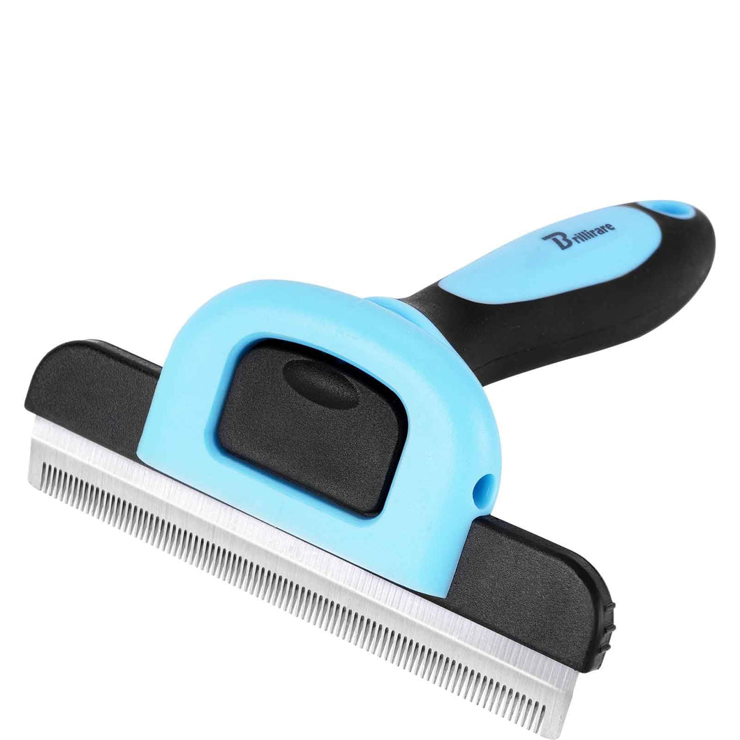 Spazzola professionale per rimuovere il pelo di cani e gatti, con testa staccabile, riduce efficacemente lo spargimento fino al 95% per peli di animali domestici corti, medi e lunghi