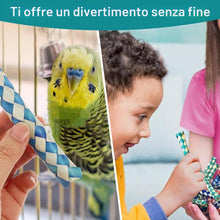 Carica l'immagine nel visualizzatore di Gallery, 20 pezzi Colori Assortiti per Feste di Compleanno Petardi Miniciccioli Chinese Finger Traps di Legno Cattura delle Dita 