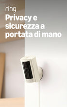 Carica l'immagine nel visualizzatore di Gallery, Ring videocamera interna (Indoor Camera 2ª gen.) | Telecamera di sorveglianza per animali domestici | Audio bidirezional