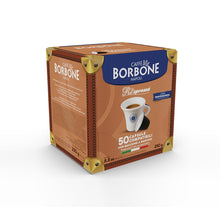 Carica l'immagine nel visualizzatore di Gallery, Caffè Borbone Respresso, Miscela Decaffeinata - 50 Capsule - Compatibili con le Macchine ad uso domestico Nespresso*