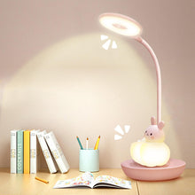 Carica l'immagine nel visualizzatore di Gallery, Lampada da Scrivania Bambina, Led Lampada da Tavolo 5 Luminosità 3 Modalità, Lampada Lettura Bambini Ricaricabile, Luce 