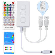 Carica l'immagine nel visualizzatore di Gallery, SP611E Controller LED Bluetooth con Telecomando IR, Doppia Interfaccia a 3 PIN, Controllo APP per Smartphone per Strisce