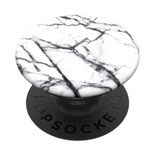 Carica l'immagine nel visualizzatore di Gallery, PopSockets PopGrip - Supporto e Impugnatura per Telefoni Cellulari e Tablet con un Top Intercambiabile - Dove White Marb