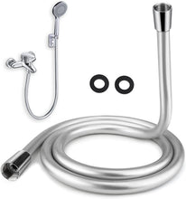 Carica l'immagine nel visualizzatore di Gallery, Flessibile Doccia 1.5M, Tubo Doccia in PVC con Connettore In Ottone, Bagno Doccia Antigroviglio Antipiega Doccetta di Ri