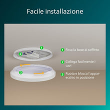 Carica l'immagine nel visualizzatore di Gallery, Philips LED Plafoniera con telecomando, Rotonda, 30 cm, Bianco