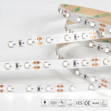 Carica l'immagine nel visualizzatore di Gallery, Striscia LED flessibile 3528 SMD LED Nastro 5m una bobina 12VDC 300leds 5000x8mm Nastro Luci (Bianco Natura)