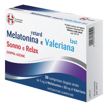 Carica l'immagine nel visualizzatore di Gallery, Matt, Melatonina Retard Valeriana Fast, Integratore, 30 Compresse