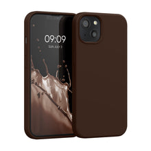 Carica l'immagine nel visualizzatore di Gallery, kwmobile Cover per iPhone 13 Custodia - Back Case per Smartphone in Silicone TPU - Protezione Gommata - cioccolato fonde