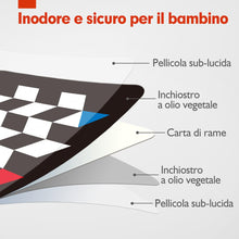 Carica l&#39;immagine nel visualizzatore di Gallery, hahaland Carta Stimolazione Sensoriale Visiva, Flash Cards Neonati, Giochi Neonato 0-3-6 Mesi Carta Nero Bianco Alto Contrasto, 20 Pezzi 40 Immagini