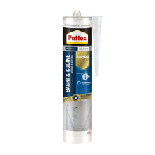 Carica l'immagine nel visualizzatore di Gallery, Pattex Bagni &amp; Cucine Rapido, Sigillante bagno trasparente, 300 ml