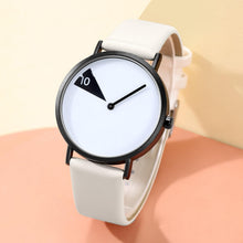 Carica l'immagine nel visualizzatore di Gallery, SHENGKE Orologio da donna minimalista Cinturino in pelle ultrasottile Orologio da donna al quarzo moda impermeabile
