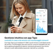 Carica l'immagine nel visualizzatore di Gallery, Tapo P110M Presa Smart Matter WiFi Monitoraggio Energia Timer Alexa Google
