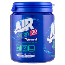 Carica l'immagine nel visualizzatore di Gallery, Vigorsol Air Action, Chewing Gum, Gusto Menta, Senza Zucchero, Senza Glutine, Barattolo da 100 Gomme da Masticare, Ideal