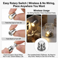 Carica l'immagine nel visualizzatore di Gallery, Mini luci a LED per casa delle bambole, 30 luci a LED, micro LED, mini luci per fai da te, luci in miniatura per vetrine