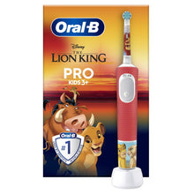 Carica l'immagine nel visualizzatore di Gallery, Oral-B Pro Kids König der Löwen - Spazzolino elettrico per bambini dai 3 anni in su, con modalità Sensitiv+ per la cura 