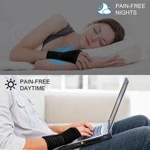 Carica l'immagine nel visualizzatore di Gallery, ACWOO Fascia da Polso 2 Pezzi, Supporto Polso Elastica Ambidestra, Tutore Tunnel Carpale, Palm Support per Dolori Artico