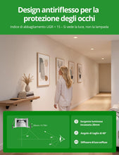 Carica l'immagine nel visualizzatore di Gallery, HOMEOW Faretti LED da Incasso per Cartongesso Antiriflesso, 7W 230V IP44