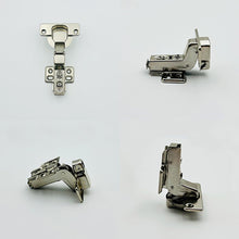 Carica l'immagine nel visualizzatore di Gallery, LOOTICH 95 Grado Battuta Interna Forte Cerniere 40mm con Ammortizzatore per Porte Pesanti e Spesse Soft Close Cerniera per Cucina Armadio Porta Ante Mobili Paracolpi 2 Pezzi
