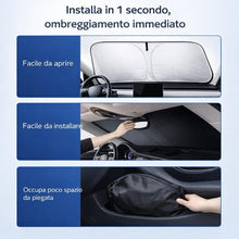 Carica l'immagine nel visualizzatore di Gallery, Parasole Auto Parabrezza – Parasole Pieghevole Universale, Protezione UV, Anti Calore, Tendina Parasole Interna per Tutt
