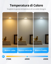 Carica l'immagine nel visualizzatore di Gallery, Gr4tec Faretti LED da Incasso per Cartongesso IP65, 10x 5W Faretti LED Soffitto Incasso Cartongesso Bianco Naturale 4000