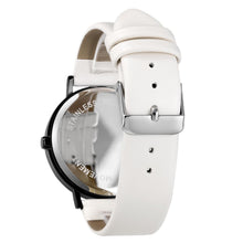 Carica l'immagine nel visualizzatore di Gallery, SHENGKE Orologio da donna minimalista Cinturino in pelle ultrasottile Orologio da donna al quarzo moda impermeabile