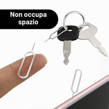 Carica l'immagine nel visualizzatore di Gallery, 10 aghi per scheda SIM, strumento di rimozione della scheda SIM, supporto per schede SIM, spillo, strumento di rimozione