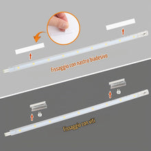 Carica l'immagine nel visualizzatore di Gallery, Luce LED sotto il mobile con interruttore 5W 400lm 4000k Striscia luminosa per cucina Lampada da vetrina Illuminazione p