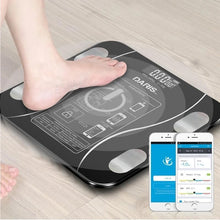 Carica l'immagine nel visualizzatore di Gallery, Bilancia Pesapersone Digitale Professionale, Bilancia Impedenziometrica Bluetooth Bilancia Pesa Persona Digitale con App, Misura Peso Corporeo Massa Grassa BMI Bluetooth