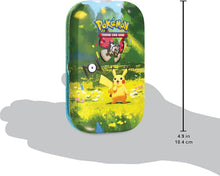 Carica l'immagine nel visualizzatore di Gallery, Pokémon: miniscatola da collezione Pikachu dell’espansione 30° Anniversario del GCC Pokémon (1 foglio di adesivi, 1 carta con l’illustrazione della miniscatola e 2 buste di espansione), Ed. Italiano
