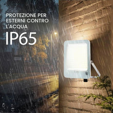 Carica l'immagine nel visualizzatore di Gallery, M Ledme - Faretto Proiettore Led Napoli Plus Bianco 100W, Protezione IP65, Dimmerabile da Luce Fredda a Luce Calda 3000K
