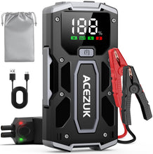 Carica l'immagine nel visualizzatore di Gallery, ACEZUK Avviatore Batteria Auto,7000A Avviatore di Emergenza per Auto/Moto