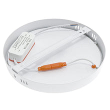 Carica l'immagine nel visualizzatore di Gallery, Pannello da superficie LED circolare da 20 W, plafoniera rotonda per soffitto e parete, luce bianca fredda