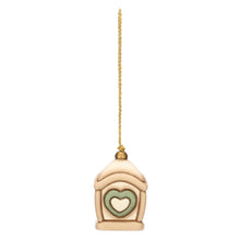 Carica l'immagine nel visualizzatore di Gallery, Lanterna con cuore in ceramica - Ceramica - 2,75x2,75x4 cm