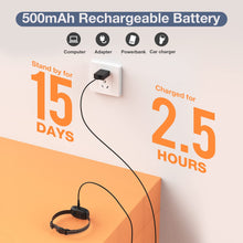 Carica l&#39;immagine nel visualizzatore di Gallery, MASBRILL Collare Antiabbaio, Collare Antiabbaio Ricaricabile per Cani di Piccola Media Grande Taglia, Dispositivo Antiabbaio con Suono e Vibrazione 7 Livelli di Sensibilità - Blu