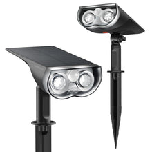 Carica l'immagine nel visualizzatore di Gallery, Linkind StarRay Luci Solari Esterno Giardino con Sensore di Movimento Bianca Fredda, 16 LED Faretti Solari Decorative, 6
